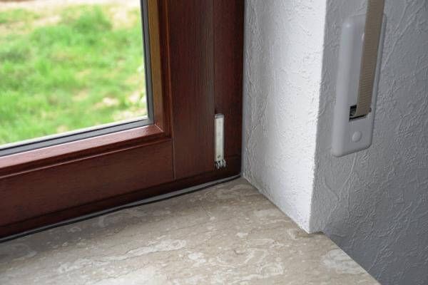 Detail ohne Schäden im Fertighaus