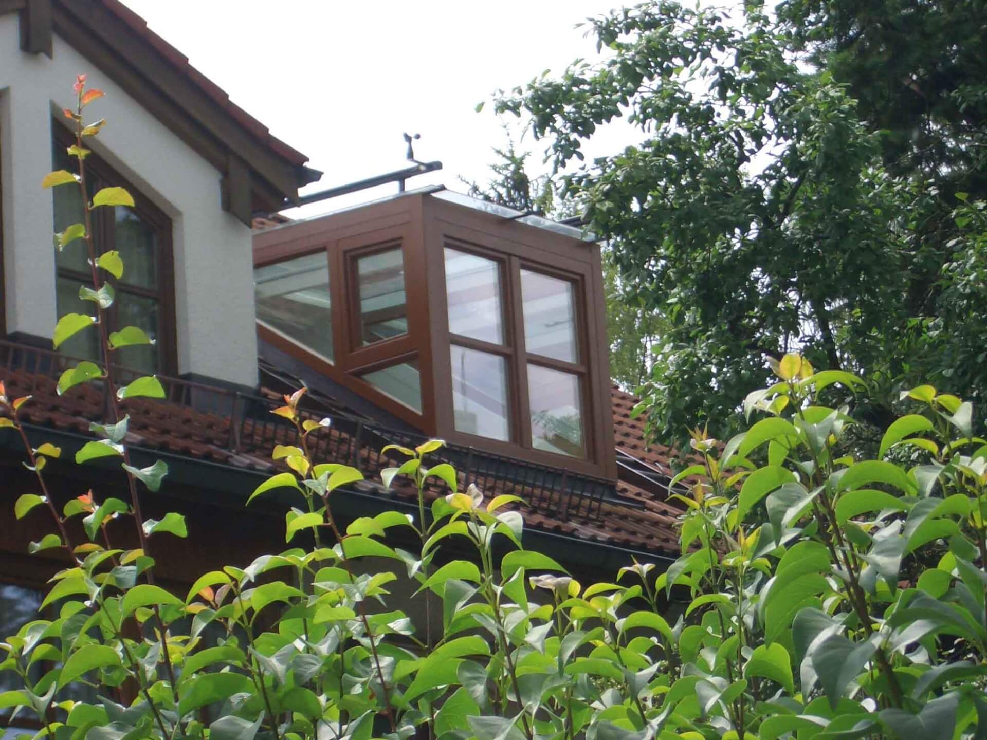 Holzfenster Gaube verkleiden