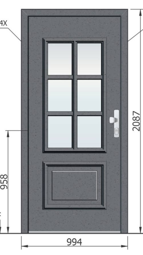 Gestaltung Türe im Landhausstil