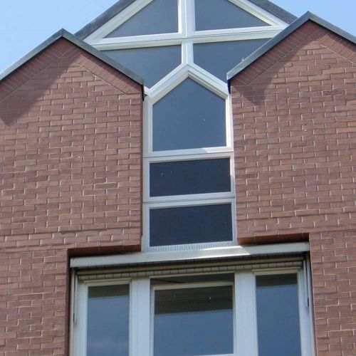 Kunststofffenster streichen Fassade