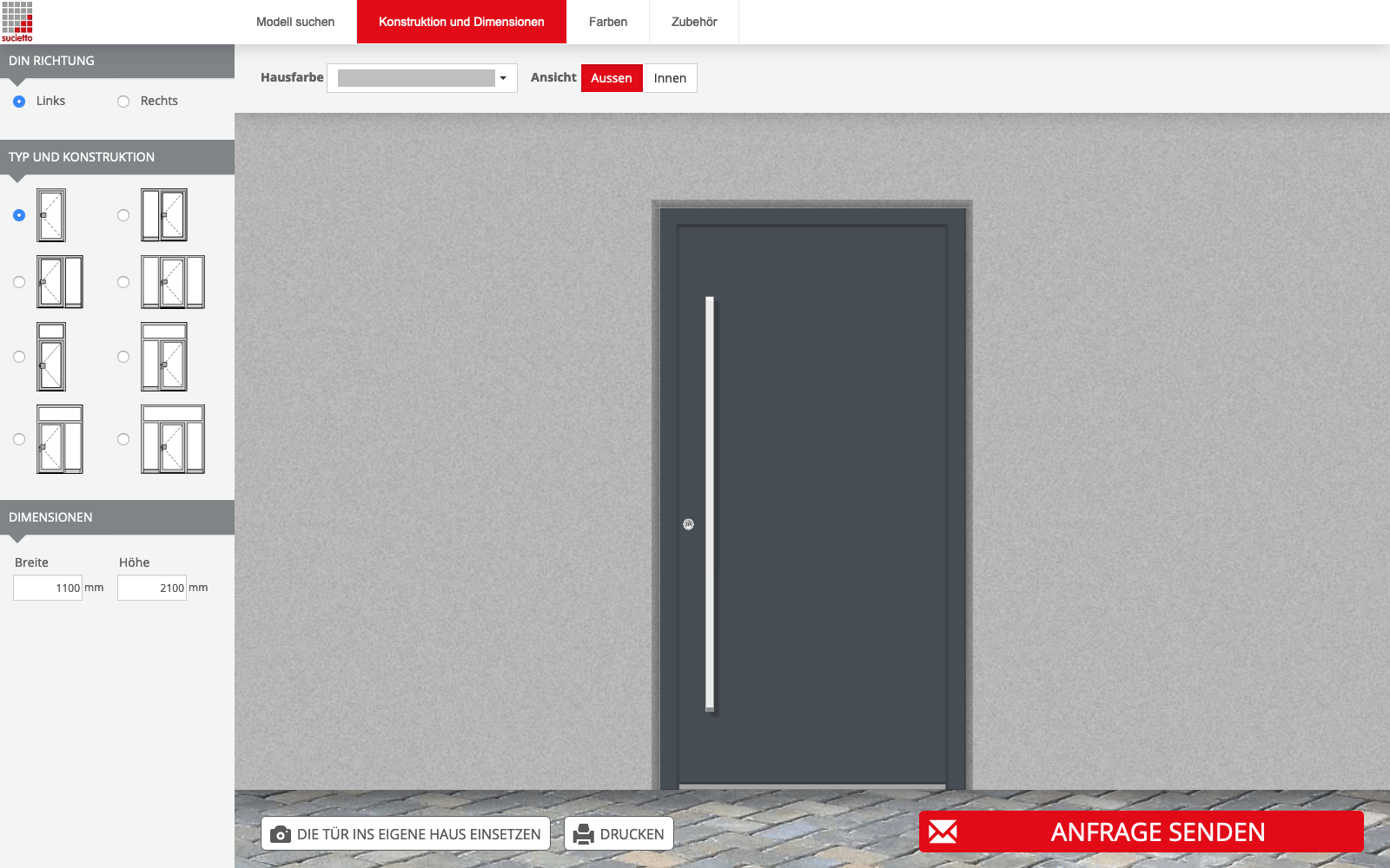 Haust&uuml;re in der N&auml;he von Landau