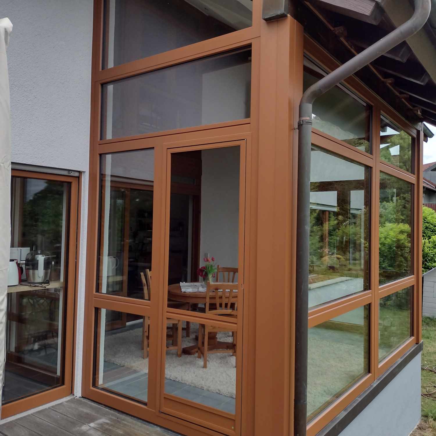 Wintergarten nach der Verkleidung