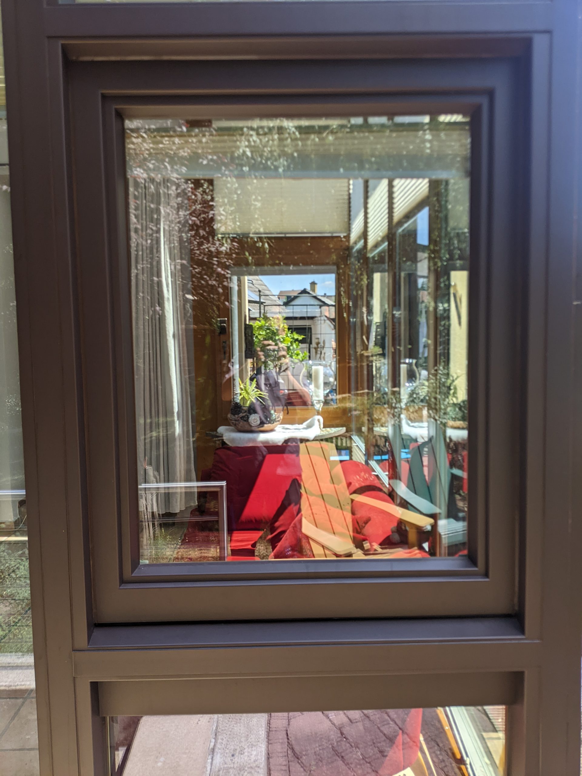 Detail Wintergarten nachtr&auml;gliche Aluminiumverblendung