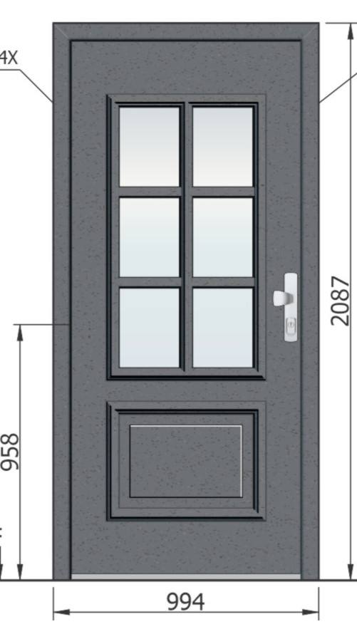 Gestaltung T&uuml;re im Landhausstil