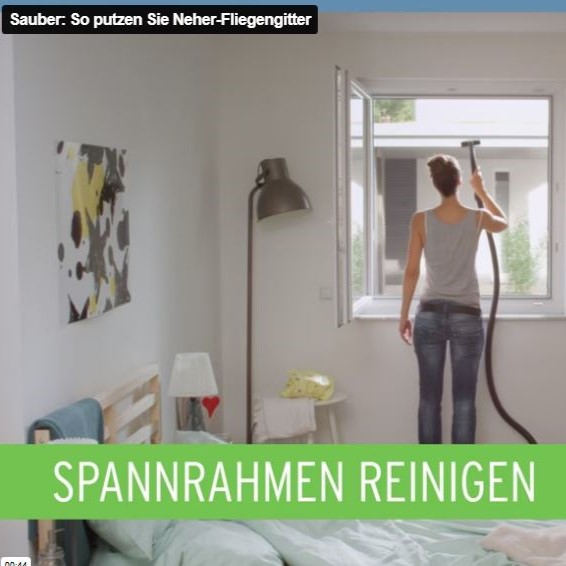 Insektenschutz reinigen