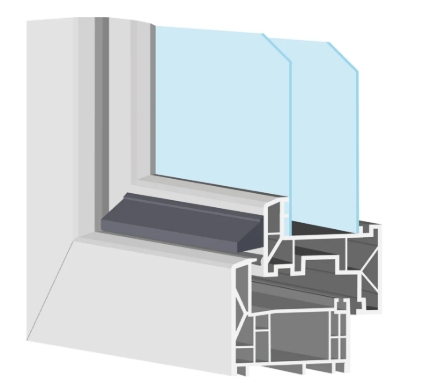 Fenster mit Wetterschenkel