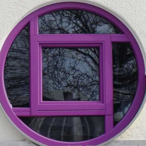 Rundbogenfenster nachträglich mit Alu verkleidet