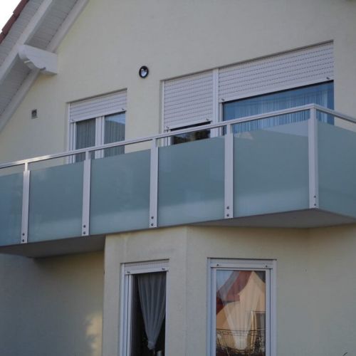 Balkongeländer Glas